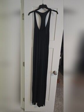 Black Jersey Maxi Dress